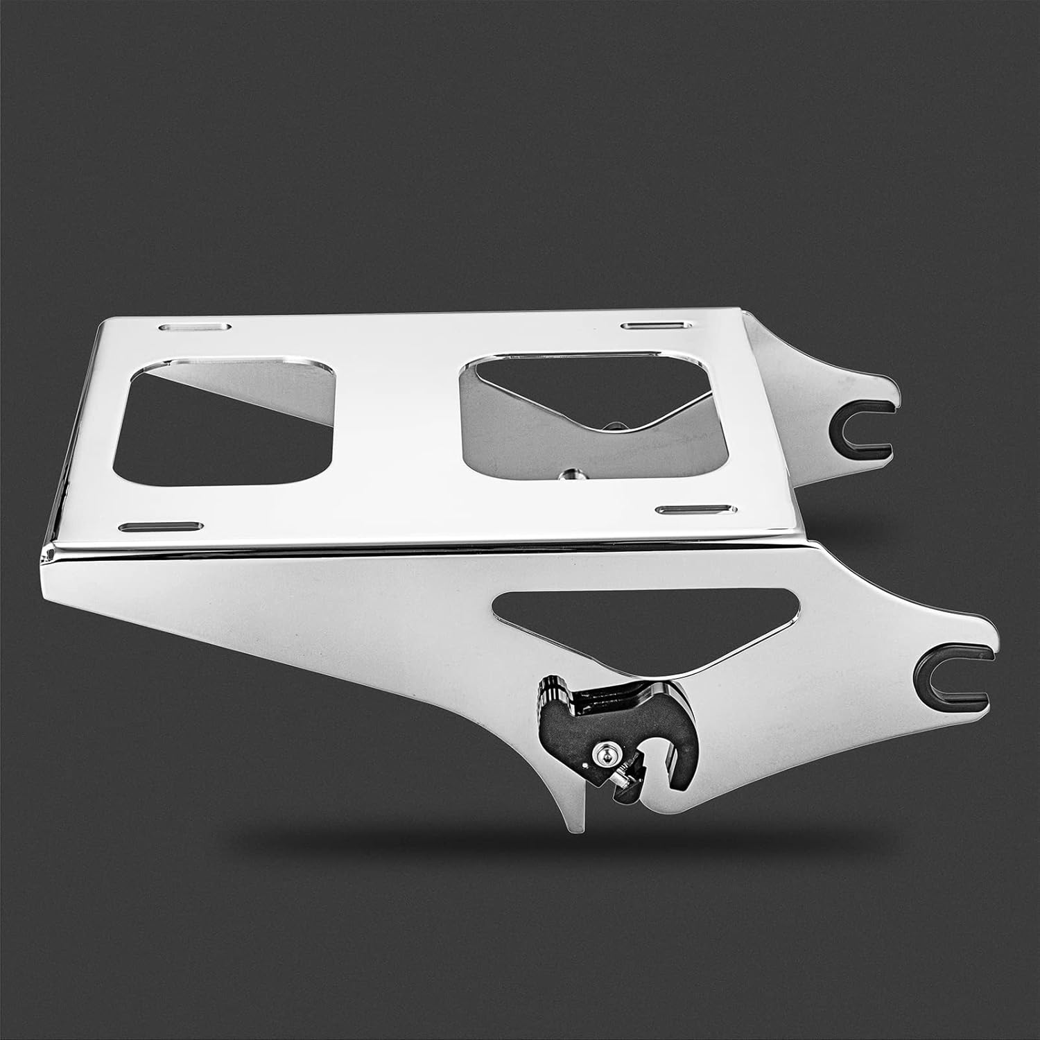 Two-Up Luggage Rack Tour Pak Rack with Docking Hardware Kit Compatible with 2014-UP Harley Touring Road King Electra Road Street Glide