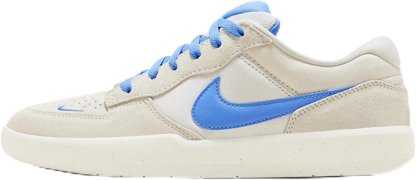 Nike SB Force 58 Skate Shoes (DV5477-003, Phantom/Summit White/Sail/University Blue) Size 10.5