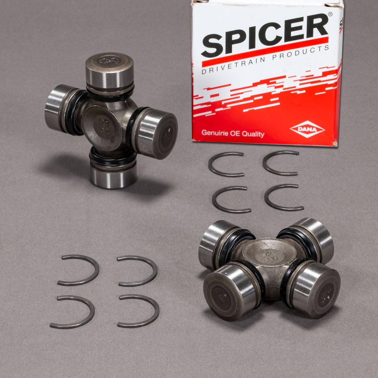 FRONT AXLE SHAFT U-JOINT KIT - COMPATIBLE WITH DODGE RAM 1500 2500 FRONT 94-01 - DANA 44