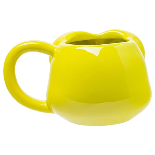 Silver Buffalo Sanrio Hello Kitty Classic Purple Bow Ceramic 3D Sculpted Mug, 20 Ounces