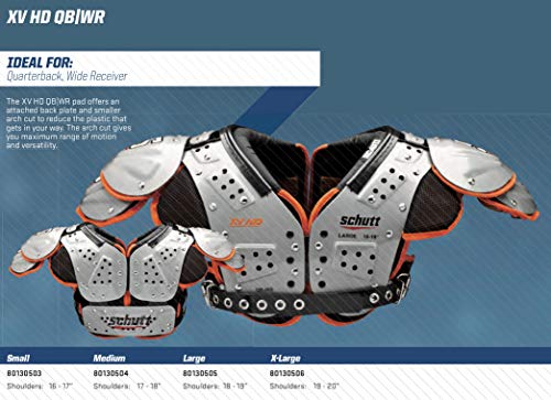 Schutt Varsity XV HD QB/WR Shoulder Pad