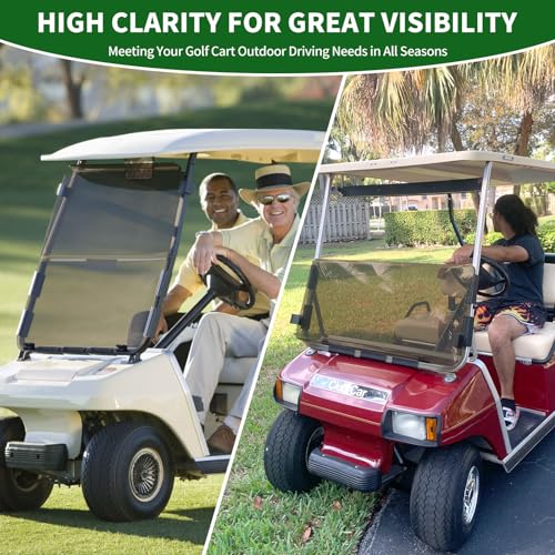 Golf Cart Foldable Windshield 3/16