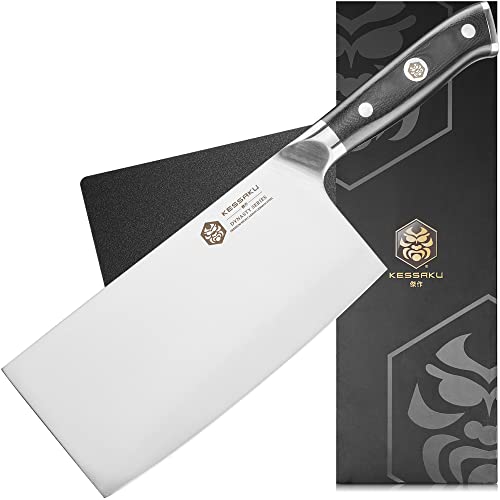 Chef Knife - 8 inch - Dynasty Series - Razor Sharp Kitchen Knife - Forged ThyssenKrupp German High Carbon Stainless Steel - G10 Garolite Handle with Blade Guard