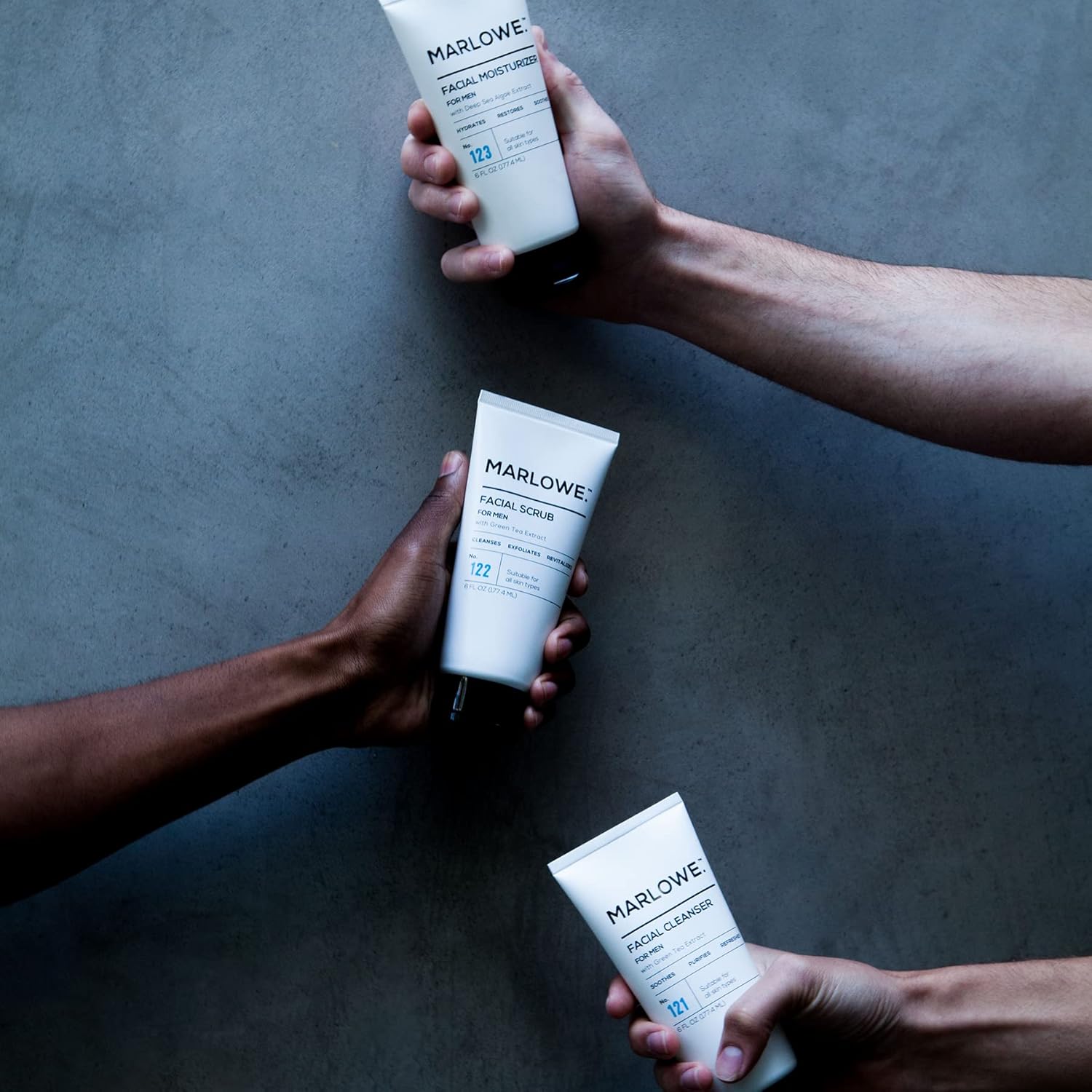 No. 121 Facial Cleanser 6 oz, Daily Mens Face Wash with Natural Extracts & Antioxidants, Soothes, Purifies, Refreshes, Thick Lather, Fresh Woodsy Scent