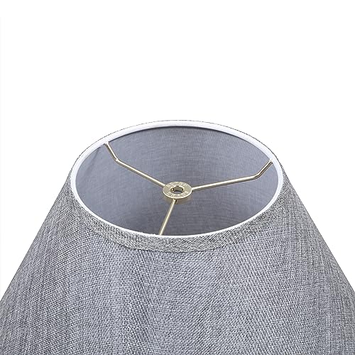 Aspen Creative 32772 Transitional Hardback Empire Shaped Spider Construction Lamp Shade in Beige, 18