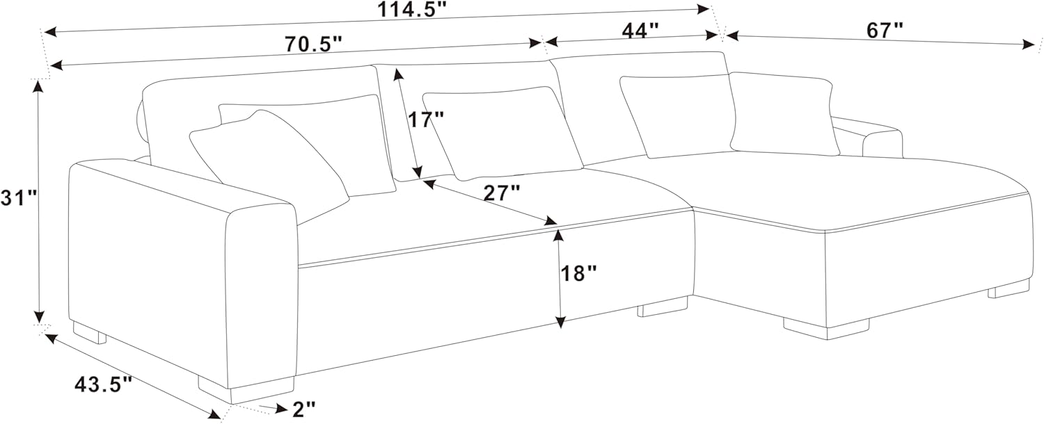 Modular Sectional, Dark Gray