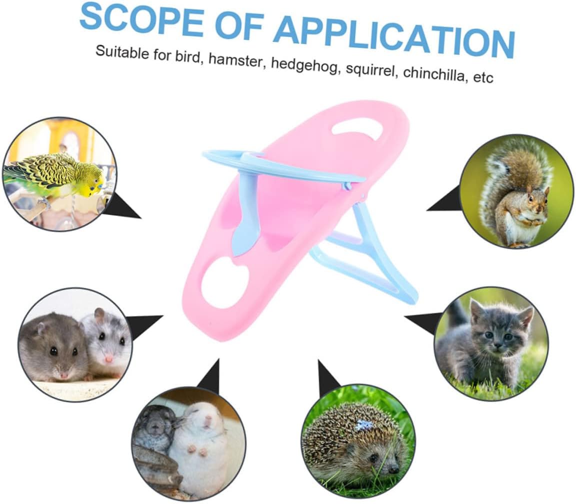 LIOOBO Hamster High Chair Miniature Hamster Toy Household Chinchilla Toy Hamster Supplies Compact Hamster Toy Cage Hamster Chair Small Animal Furniture Chinchilla Accessory Animal Toy