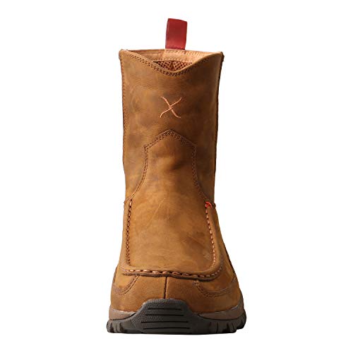 Twisted X Men’s 8″ Pull-On Hiker Boot - Soft Toe Western Boots with Full-Grain Leather Vamp