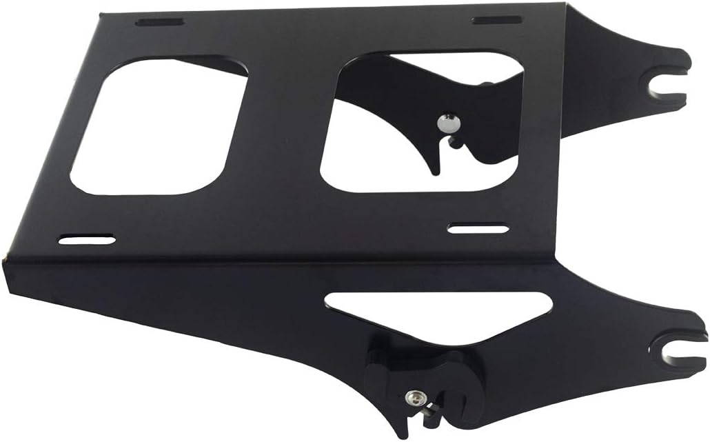 2 Up Detachable Tour Pack Pak Luggage Mounting Rack for 2014-2021 Harley Touring Street Glide/Electra Glide/Road Glide/Road King