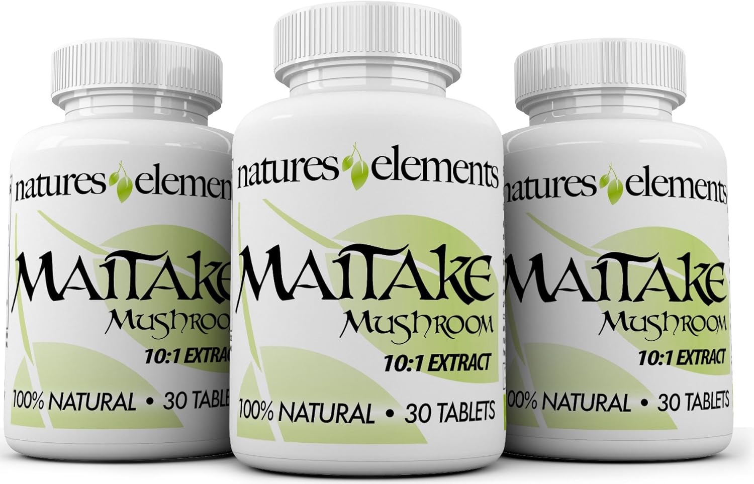 Maitake Mushroom for Immune Support - Pack of 3 - Powerful 10:1 Maitake Extract - Standardized 30% Polysaccharides - Vegetarian Safe