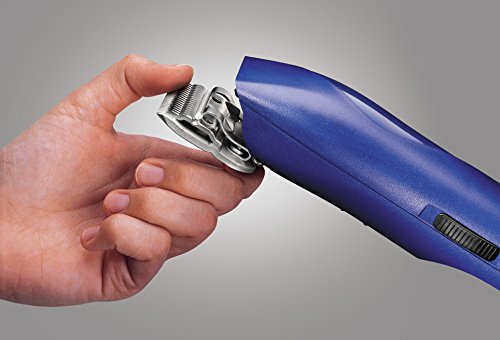 Andis 21420 EasyClip Pro-Animal 7-Piece Detachable Blade Clipper Kit, Animal/Dog Grooming, Purple MBG-2