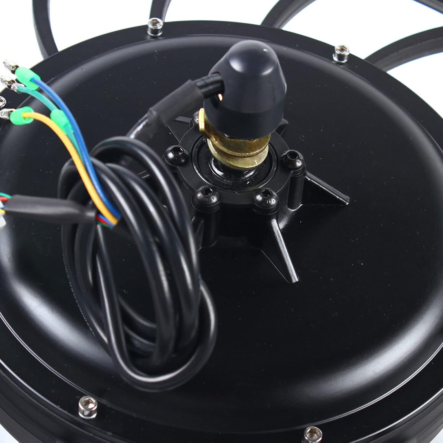 Electric Bicycle Motor Kit, Bike Motor Kit Front/Rear Wheel, E-Bike Brushless Gearless Motor 48V 1000W/ 36V 250W Wheel for 20'' Bike (48V 1000W Rear Wheel)