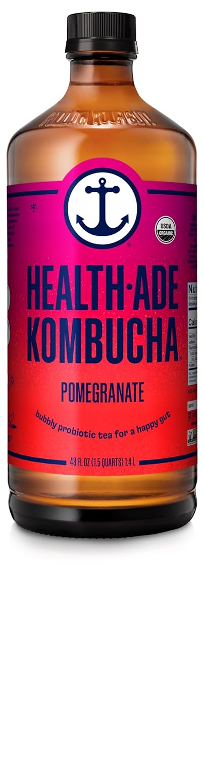 Health-Ade Pomegranate Kombucha, 48 fl OZ