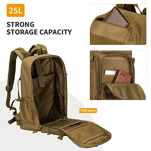 HUNTVP Military MOLLE Backpack Hunting Rucksack Gear Tactical Backpack Assault Pack 25L