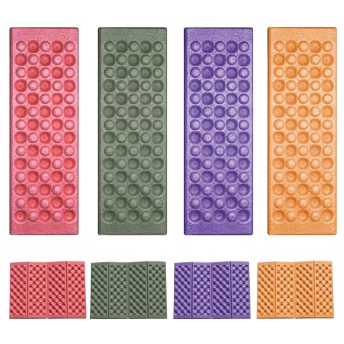 Camping Foam Pad, Foldable Sit Pad Waterproof Foam Seat Pad Camping Sleeping Mats Outdoor Cushion for Pinic Hiking Backpacking Mountaineering