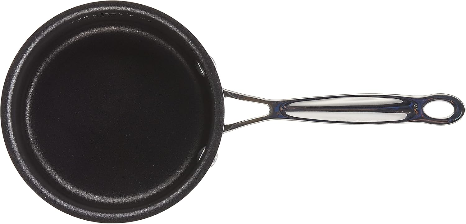 Cuisinart Chef's Classic Hard Anodized Nonstick Saucepan Set with 619-18 2-Quart and 619-14 1-Quart Saucepans