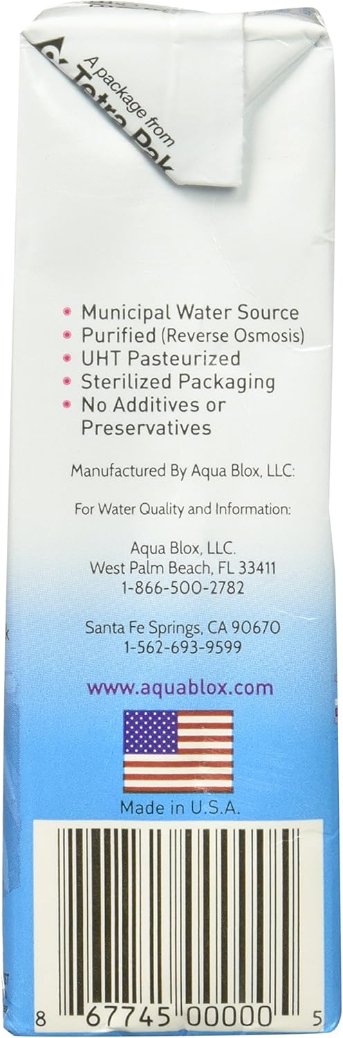 200ml Water Supply (32 Pack), Purified Emergency Drinking Water, 5-Year Shelf LIfe, Emergency Preparedness Supplies for Disasters, Camping, Earthquake, Flood, No Additives or Preservatives