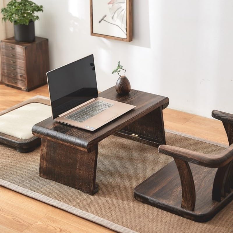 Mobile Side Table Simple Chinese Style Old Coffee Apartment Small Guest Room Persian Long Wooden Table Breakfast Table Sofa End Table (Size : 68x34x28cm)