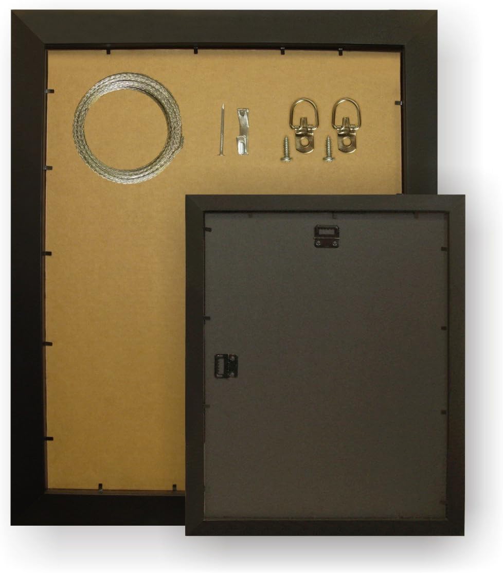 Craig Frames 1WB3BK 5 by 22-Inch Custom Frame, Smooth Finish, 1-Inch Wide, Matte Black