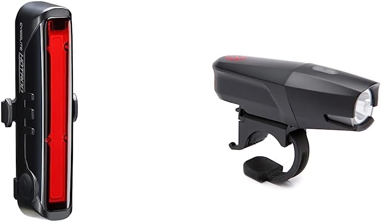 Cygolite Hotrod 120 Lumen Bike Tail Light + Portland Design Works City Rover 700 USB Rechargeable Headlight