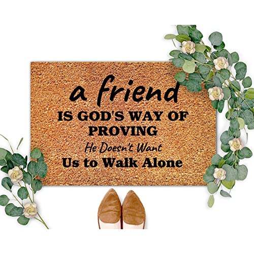 You Will Forever Be My Always Coir Door Mat Family Prayer Door Mats Farmhouse Thick Durable Non Slip Mat for Home Entrance Floor Door Porch 16x24in