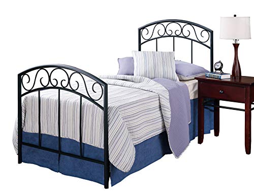 Hillsdale Furniture Wendell Bed Set, Twin, Textured Black