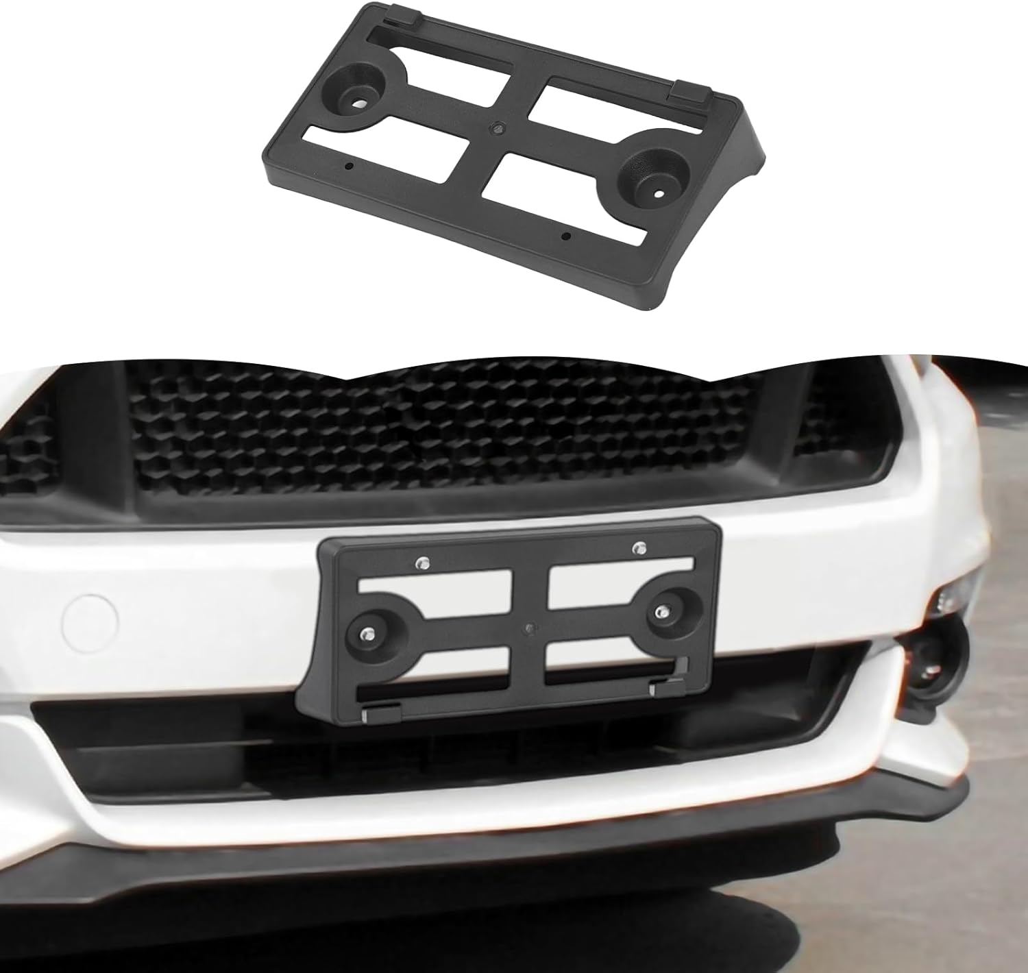 RT-TCZ License Plate Holder Front License Plate Frame Mount Bracket Accessories Compatible with Ford Mustang 2018-2020