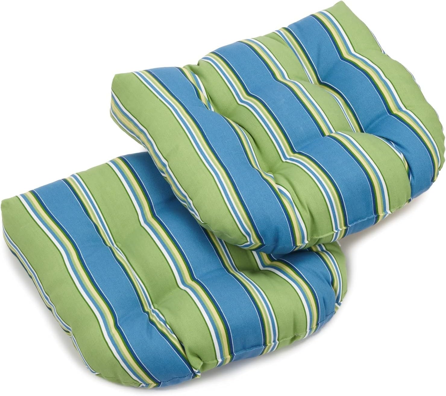 Blazing Needles Outdoor Rounded Back Chair Cushion, 19