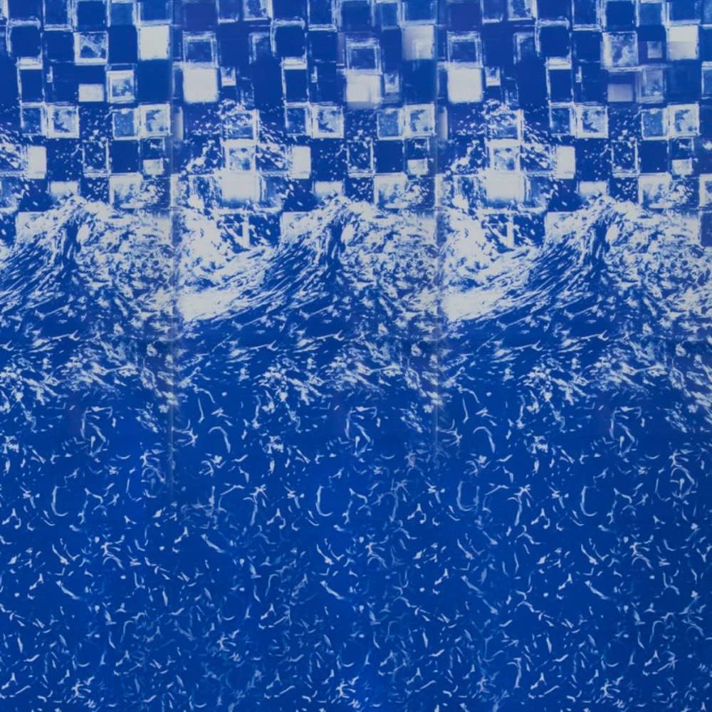 Smartline Tidal Surge 21-Foot Round Liner | UniBead Style | 54-Inch Wall Height | 25 Gauge Virgin Vinyl Material | Strong and Durable Liners | Designed for Steel Sided Above-Ground Swimming Pools