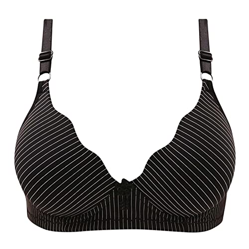 Women's Bras, Soft Plus Size Comfortable Bra Adjustable Straps Stretchy Comfy Bralette
