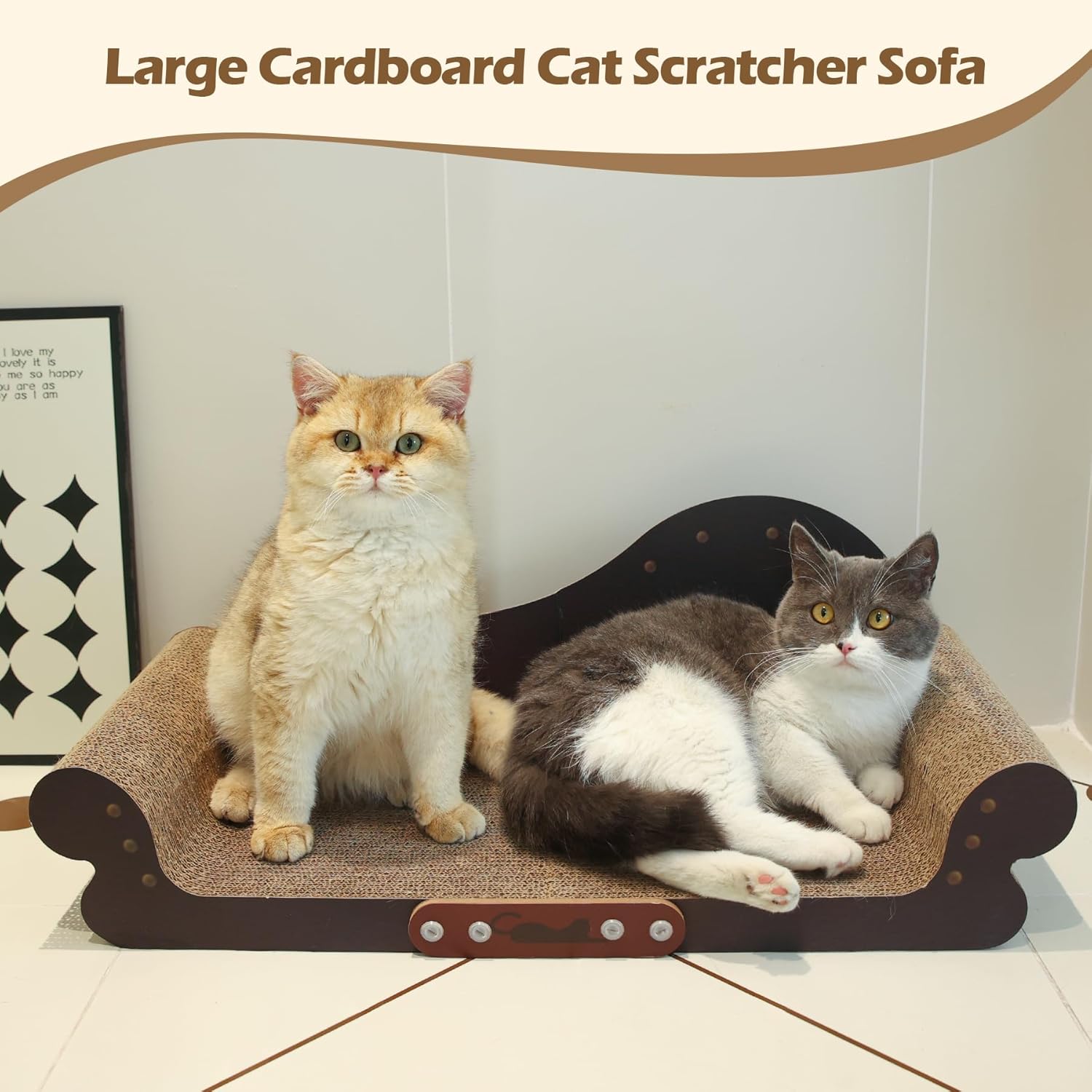 ComSaf Large Cat Scratcher Bed - 26