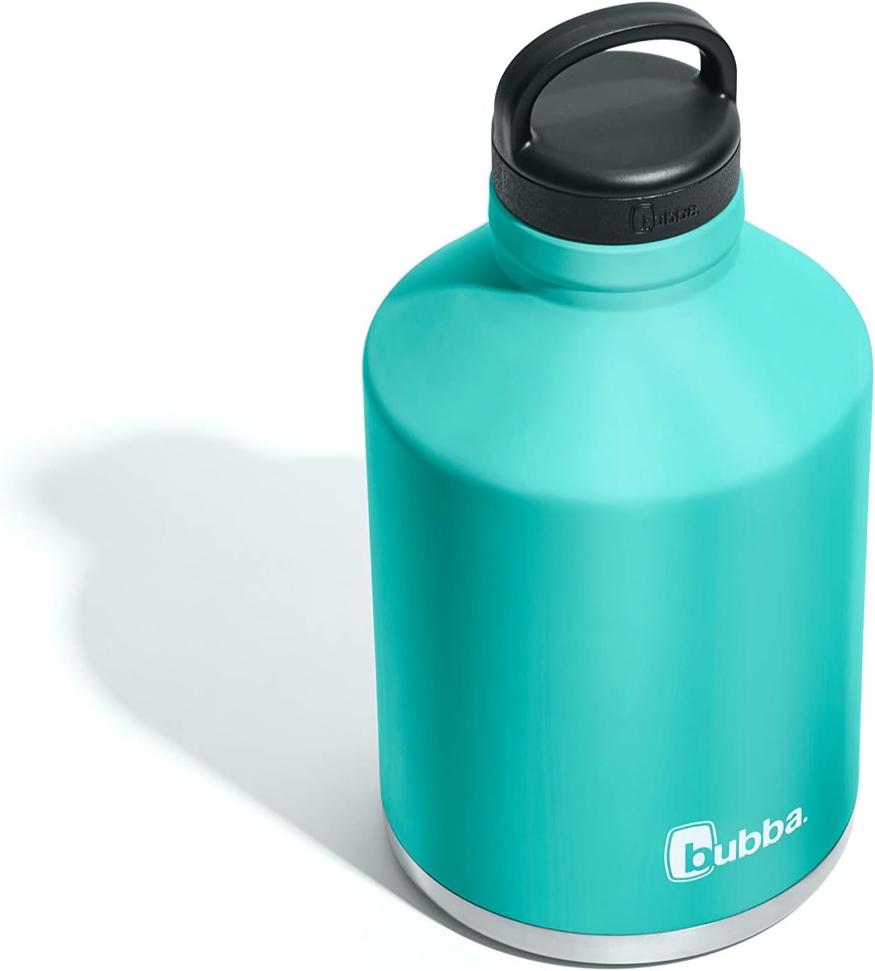 Bubba Trailblazer XL 84oz Vacuum-Insulated Stainless Steel Water Bottle with Leak-Proof Lid, XL Water Jug with Carry Handle Keeps Drinks Cold for 3 Days or Hot for 1 Day, Island Teal