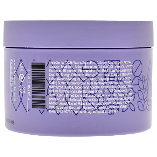amika bust your brass cool blonde intense repair hair mask