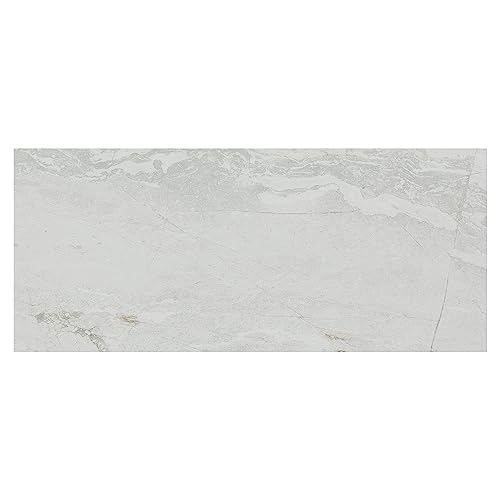 Palisade 25.6 in. x 14.8 in. Interlocking Vinyl Tile Shower and Tub Surround Kit in Venetian Marble