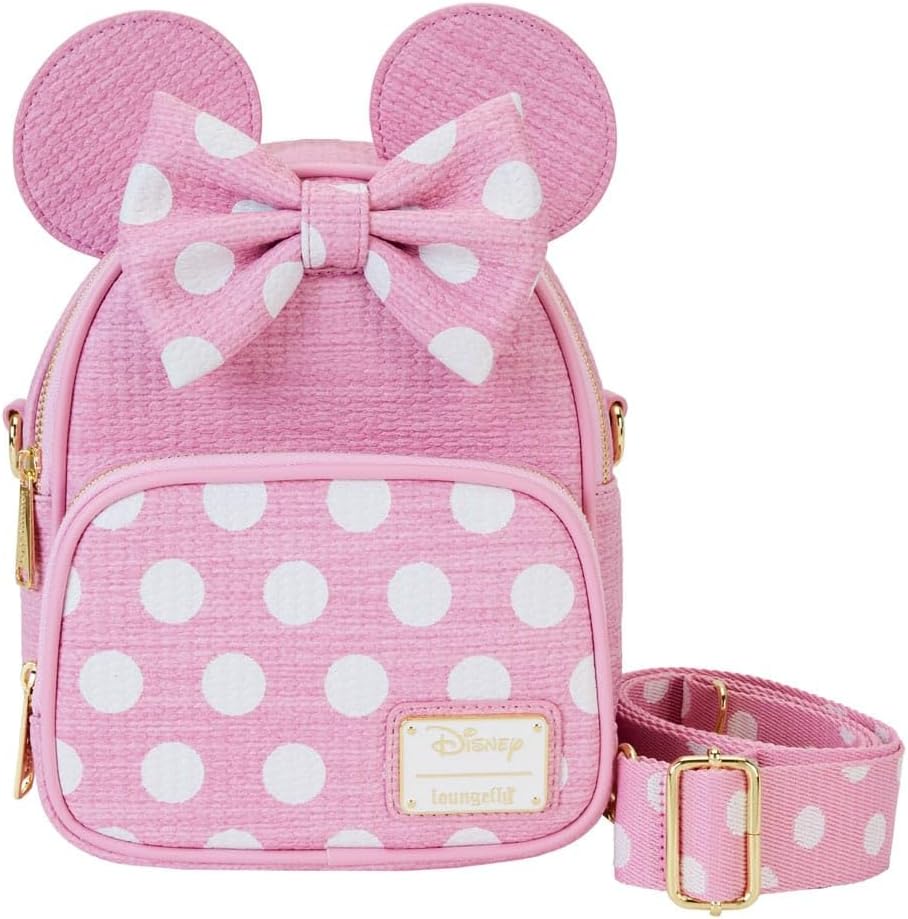 Loungefly Disney Minnie Straw Mini Convertible Bag