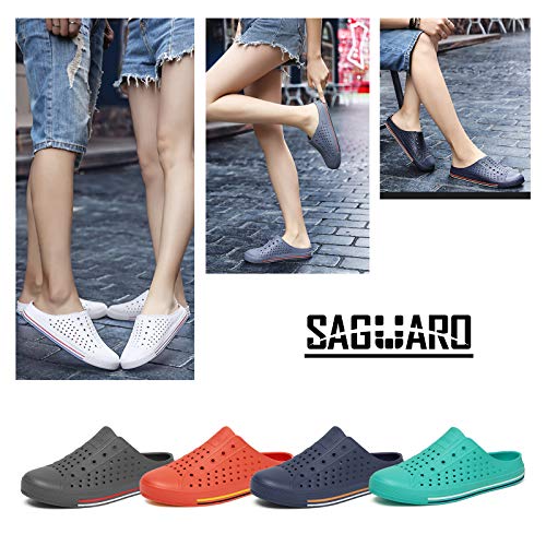 SAGUARO Women's Men's Garden Clogs Shoes Casual Slippers Unisex Quick Drying Sandals Summer Anti-Skid Beach Shoes