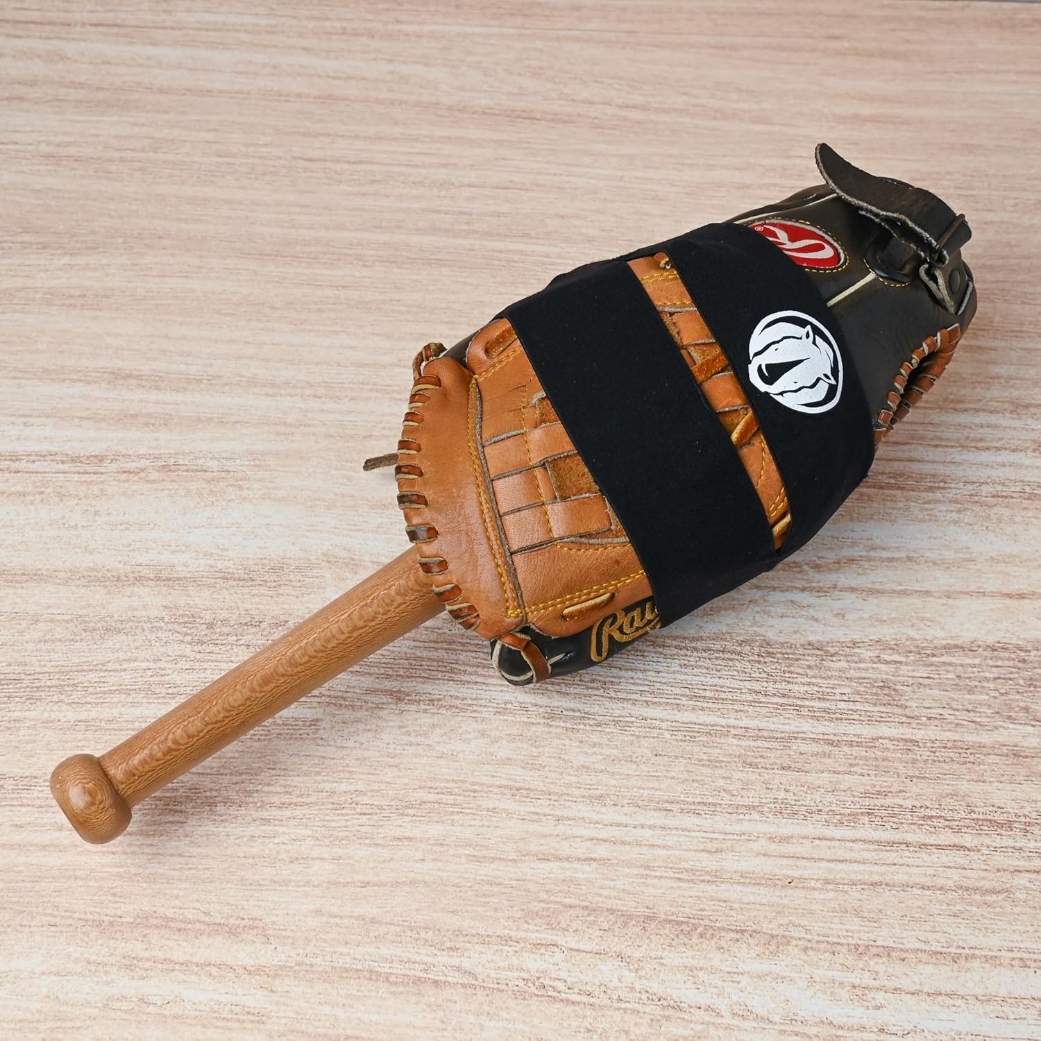 Baseball Glove Break in Kit - Includes Baseball Glove Mallet and Glove Wrap - Speeds Up Breakin Time - Creates The Perfect Pocket - Solid One-Piece (No Glue) Maple Hardwood Construction