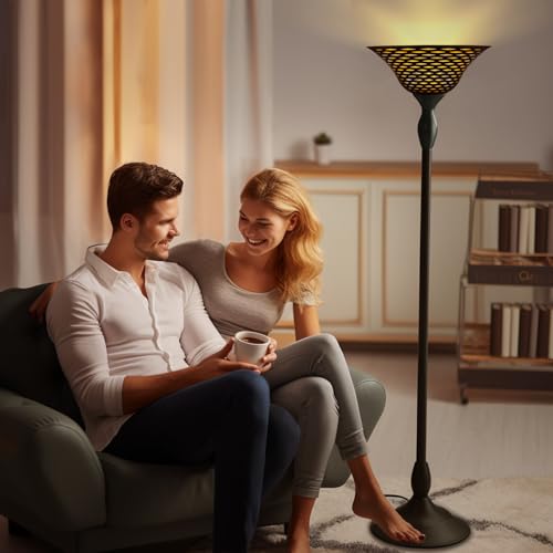 ALUCSET Floor Lamp Shade Replacement for Floor Lamp Shade - 12.2x4.9x7.5 Inches Fitting Opening 1.65