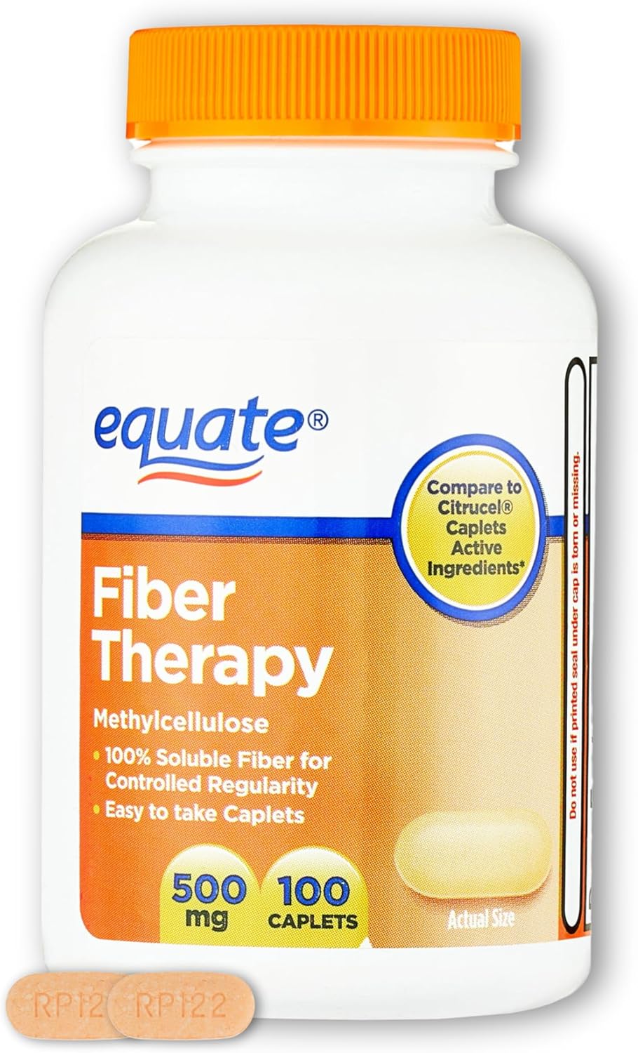 Fiber Therapy Methylcellulose 500mg,100ct (Pack of 1)