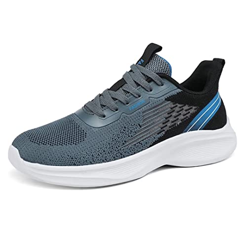 GSLMOLN Men’s Walking Shoes Sport Trail Running Workout Sneakers Slip On Gym Jogging Tennis Shoes Lightweight Comfortable Breathable Casual Fashion