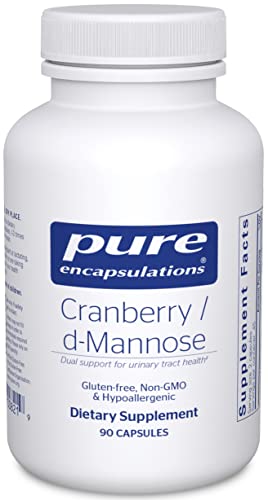 Pure Encapsulations Cranberry D-Mannose - Supports Urinary Tract Health* - with Cranberry Fruit Solids - Vegan & Non-GMO Dietary Supplement - 90 Capsules