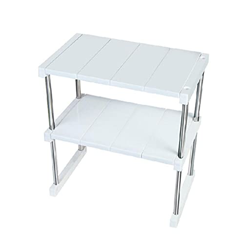 Rolling Cart,Mobile Storage Trolley， Storage Rack 2-Layer Microwave Oven Rack Spice Rack Cupboard Storage Shelf Kitchenware Saving Space/C(C)