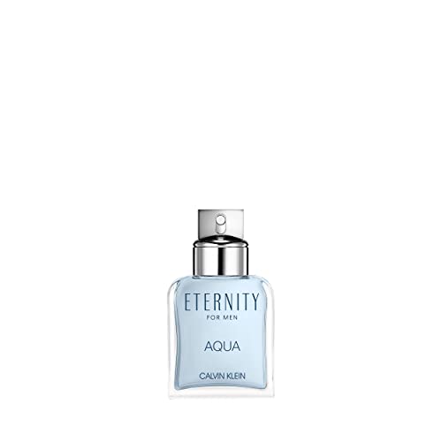 Calvin Klein Eternity Aqua Eau De Toilette – Woody Men's Cologne – With Notes of Cucumber, Sage, & Sandalwood – Luxury Perfumes for Men – Long Lasting Fragrance