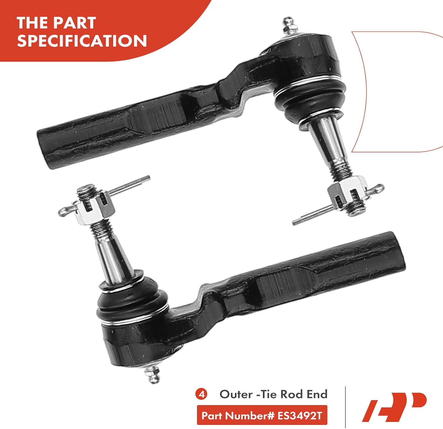 A-Premium 8Pcs Front Suspension Kit, Lower Control Arm Upper Ball Joint Outer Tie Rod End Sway Bar Link, Compatible with Chevy Silverado 1500 (Classic) & GMC Sierra 1500 (Classic), RWD Only
