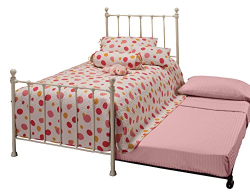 Hillsdale Furniture Molly Bed with Pull Out Trundle, Twin, White