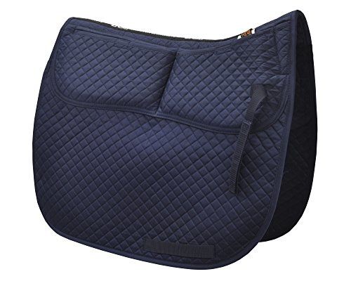 ECP Equine Comfort Products Correction Dressage Saddle Pad with Memory Foam Pockets
