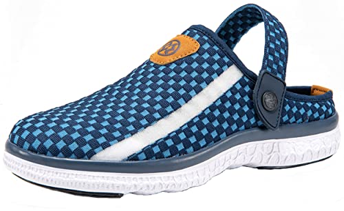 Garden Clogs Mens Womens Garden Shoes Arch Support Summer House Slippers Sandals Breathable Slip On Home Shoes Indoor Outdoor Mules