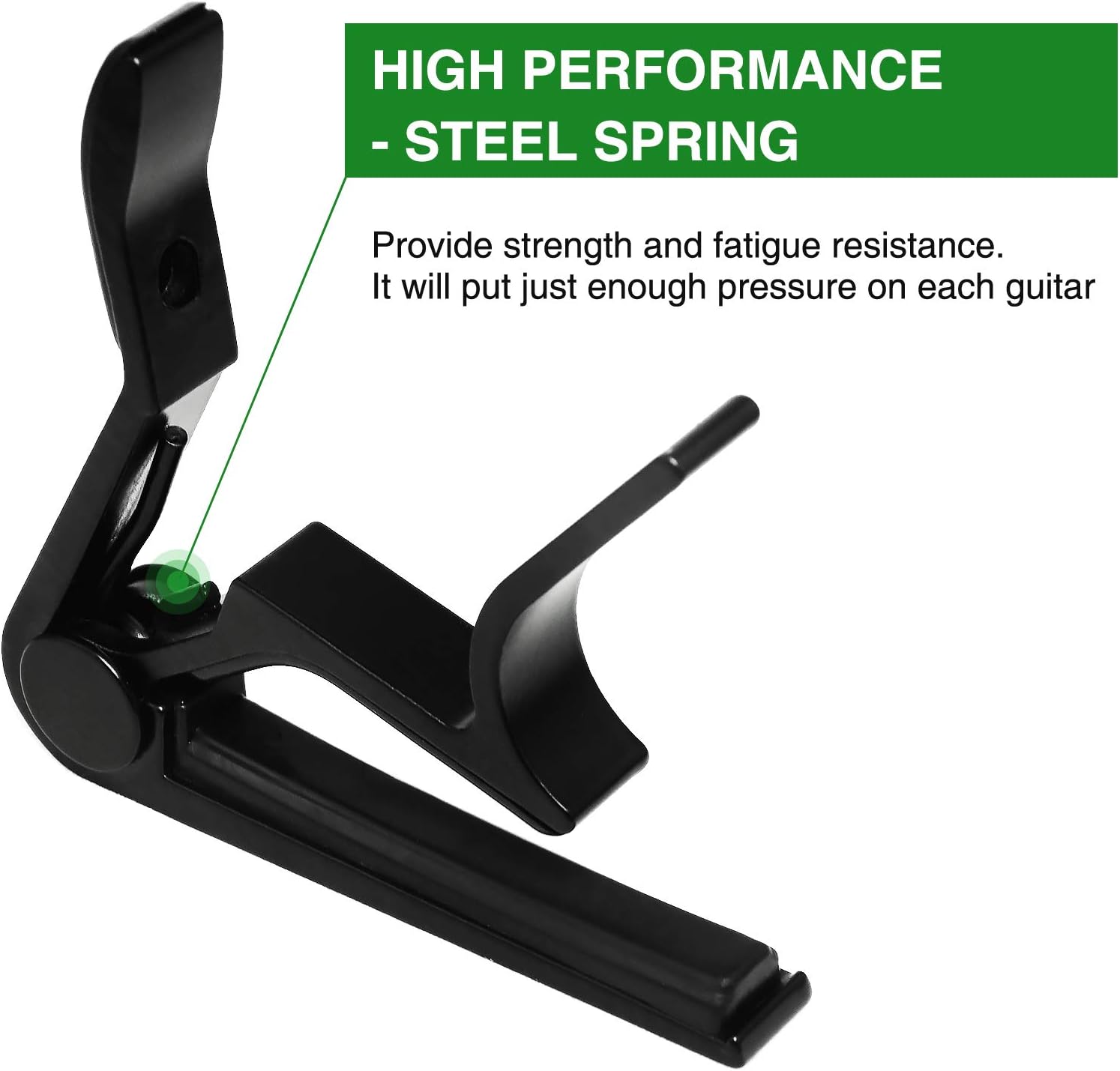Guitar Capo, 6-String Acoustic & Electric Guitar Capo,Guitar Capo Acoustic(Black)