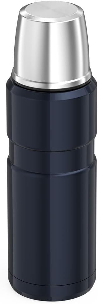THERMOS Stainless King Vacuum-Insulated Compact Bottle, 16 Ounce, Midnight Blue