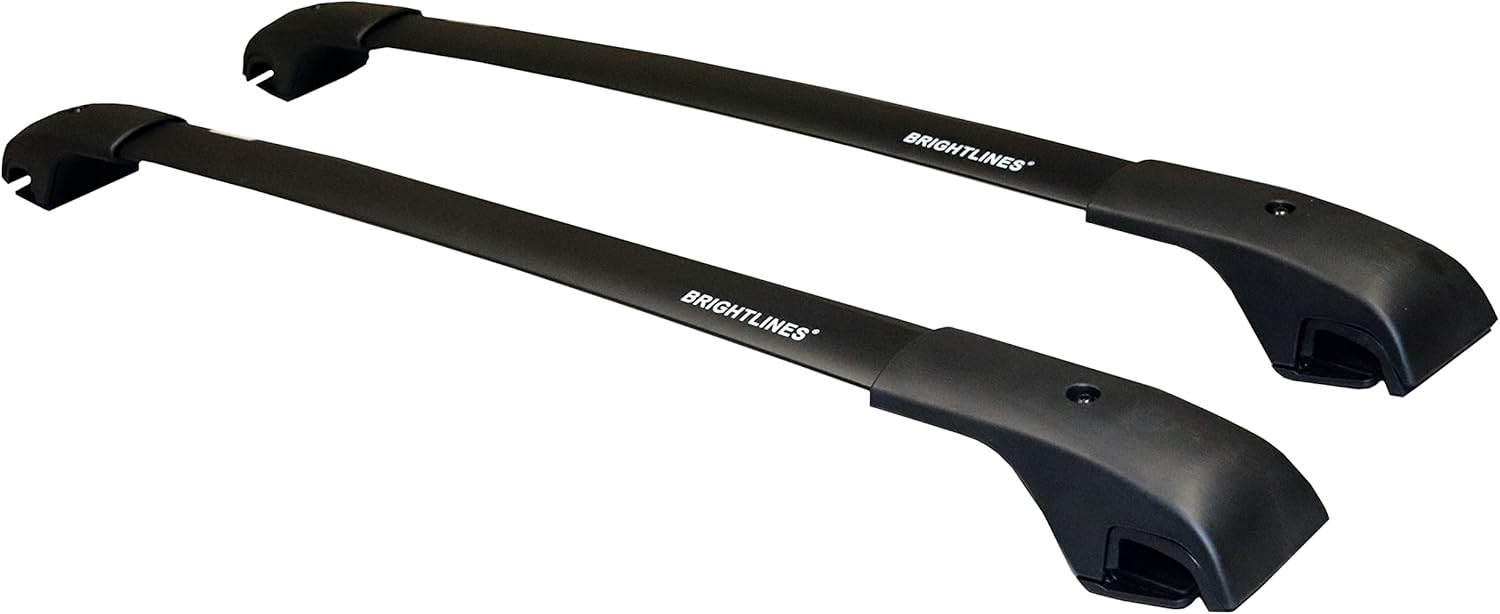 BrightLines Roof Rack Crossbars Compatible with 2007-2017 Jeep Patriot